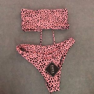 Zaful strapless bikini